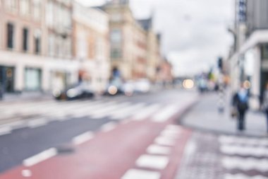 Caddesi'nin arka plan bulanık 