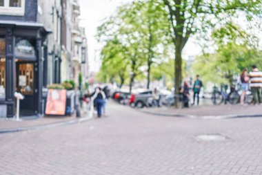 Caddesi'nin arka plan bulanık 