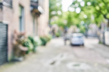 Caddesi'nin arka plan bulanık 