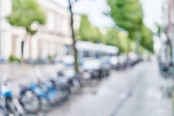 Blurred Background Bike Parking — Stock Photo, Image