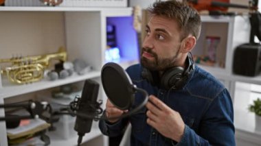 Tutkulu genç bir İspanyol, yeni ortaya çıkan bir müzik sanatçısı, profesyonel bir müzik stüdyosunda melodiyi serbest bırakır, kalbinden geçenleri söyler, kulaklıklarını takar, müzik dünyasında kaybolur, şarkısını mükemmelleştirir.