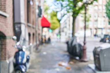 Caddesi'nin arka plan bulanık 