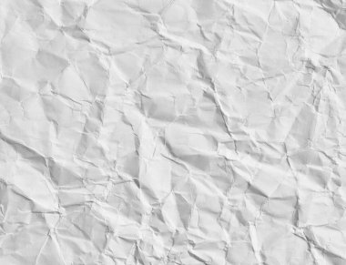  beyaz buruşmuş kağıt doku arkaplanı