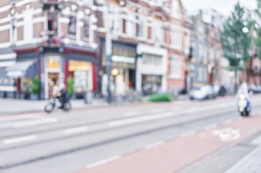 Caddesi'nin arka plan bulanık 