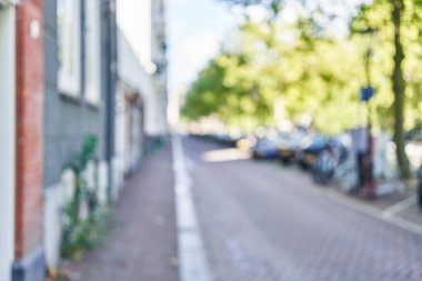 Caddesi'nin arka plan bulanık 