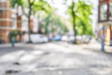 Caddesi'nin arka plan bulanık 