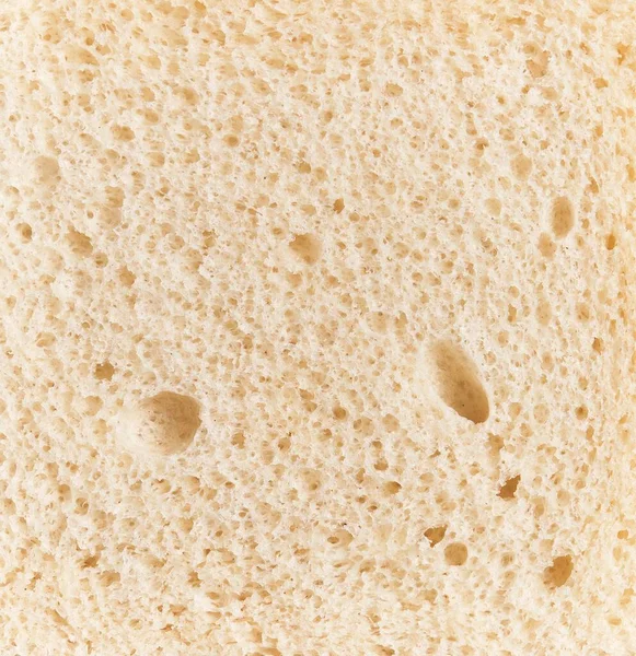 Close View Sliced Bread Highlighting Its Texture Porous Surface Ideal — Stock Photo, Image