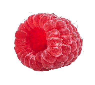  İzole edilmiş beyaz arkaplan üzerine nefis bekar ahududu.