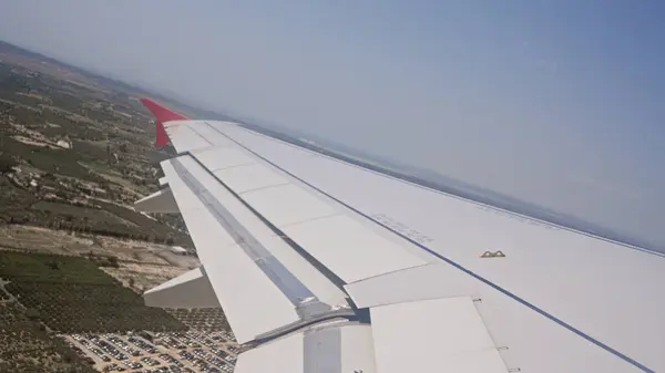 View Airplane Window — Stock Photo, Image