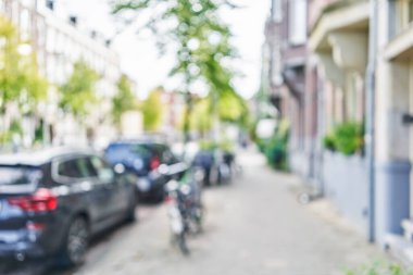 Caddesi'nin arka plan bulanık 