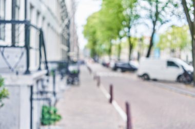 Caddesi'nin arka plan bulanık 