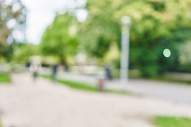 Park arka plan bulanık 