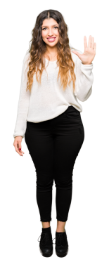 Şeffaf bir geçmişi olan güzel bir genç kız.