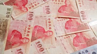 Çin Merkez Bankası 'ndan Çin Yuan banknotları finansal ve ekonomik bir konsept için hazırlanmıştır..