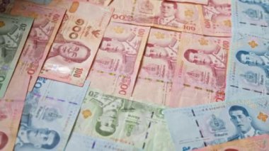 Tayland banknotları Tayland 'ın para ve finansal kavramlarını temsil ederek çeşitli mezheplere ayrılmıştır..