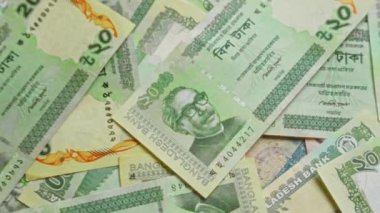 Bangladeş banknotları, çeşitli banknotlar sergilenen Bangladeş bankasından taka para birimi.