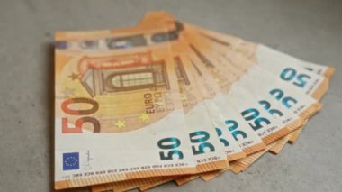 Avro banknotları, Avrupa para biriminin Avrupa Birliği bünyesindeki finans ve ekonomiye vurgu yaptığını gösteren somut bir yüzeye saçıldı