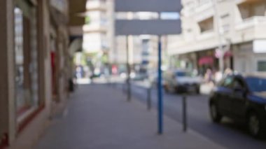 Odaklanmamış, bulanık, şehir, sokak, bokeh, gündüz, açık hava, kaldırım, arabalar, binalar