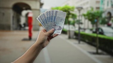 Güney Kore 'yi elinde tutan adam, bulanık bir geçmişi ve yeşilliği olan, kentsel bir ortamda mali zenginlik ve başarıyı yakalayan bir şehir caddesinde banknotlar kazandı..