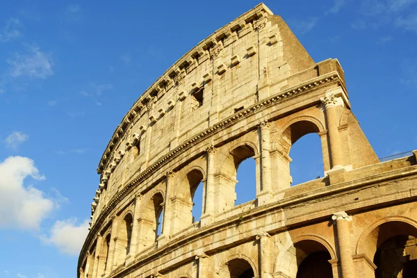 Detail Van Het Colosseum Rome Italië Ook Wel Flavian Amfitheater — Stockfoto