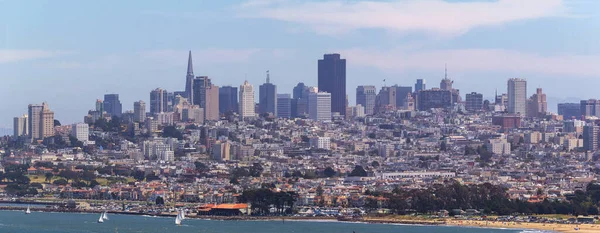 Panorama Der Skyline Von San Francisco — Stockfoto