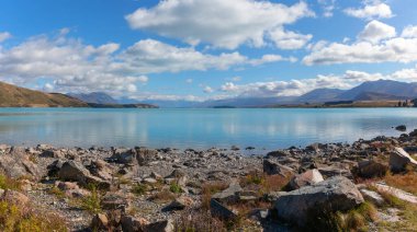 Lake Tekapo, New Zealand. Lake Tekapo, South Island, New Zealand clipart