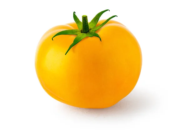 Yellow Tomato Isolated White Background — Stock Photo, Image
