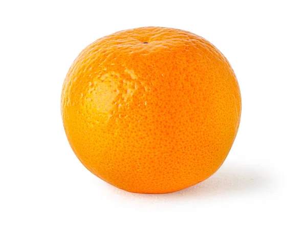 Ripe Orange Mandarin Clementine Isolated White Background — Stock Photo, Image