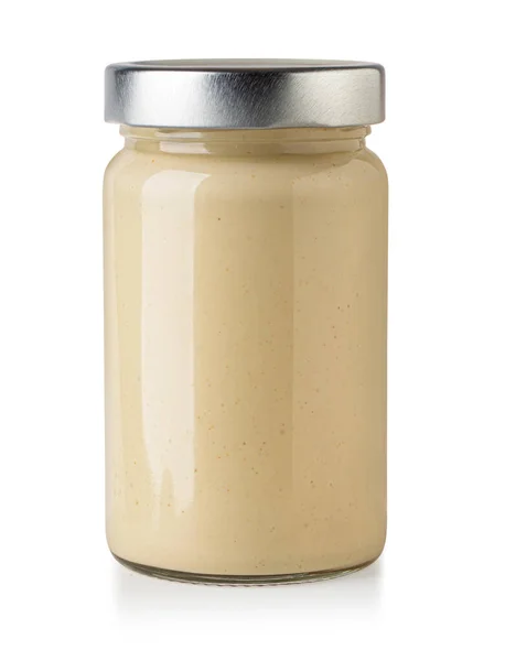 Bbq Pot Sauzen Geïsoleerd Witte Achtergrond Met Clipping Pad — Stockfoto