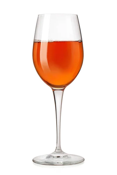 Weinglas Isoliert Auf Weißem Hintergrund Mit Clipping Pfad — Stockfoto
