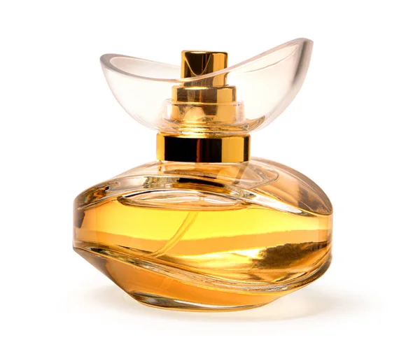 Perfume Bottle Isolated White Background Clipping Path — Stock Photo, Image