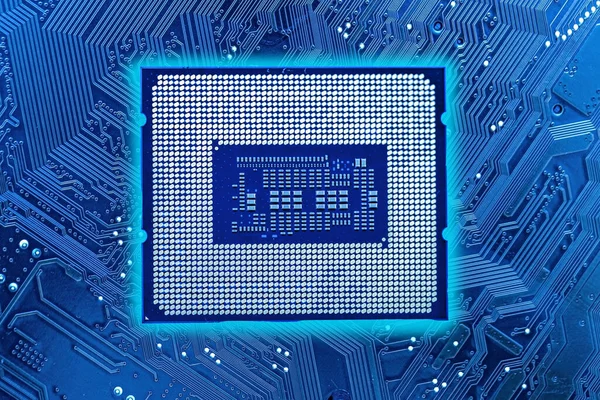 回路基板 電子計算機ハードウェア技術 マザーボードのデジタルチップ 科学技術の背景 ロイヤリティフリーのストック写真