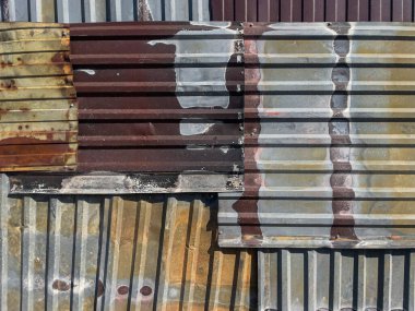 Eski galvanize demir malzeme dokusu, sanat arkaplanı