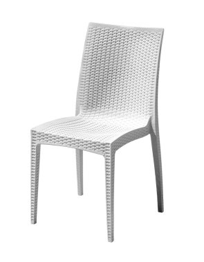 beyaz pastik cher kırpma yolu ile beyaz arkaplan izole