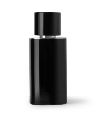 Boş siyah sprey saç spreyi için şablon, kırpma yolu ile beyaza izole edilmiş deodorant