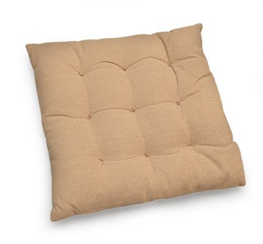  Beyaz sırtüstü izole edilmiş koltuk minderi