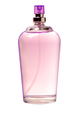 Güzel Pembe Parfüm Şişesi.