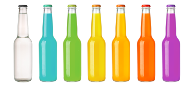 Yumuşak içecek şişelerini hazırlayın.