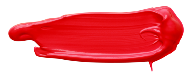 Lekeli kırmızı ruj izole edilmiş.