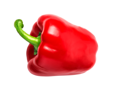 tatlı kırmızı biber izole