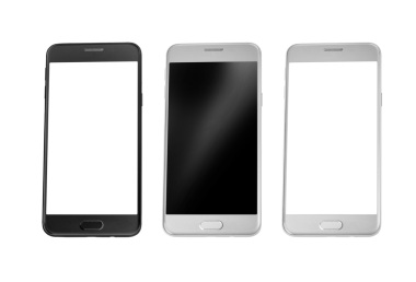 Smartphone, cep telefonu izole