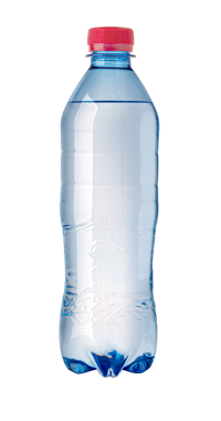 Plastik küçük su şişesi