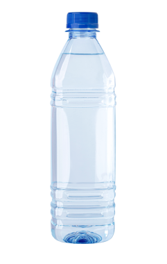 Plastik küçük su şişesi