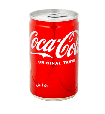 Coca Cola meşrubat kutusunda.