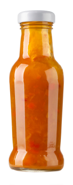 Beyaz üzerine izole edilmiş barbekü sosları.