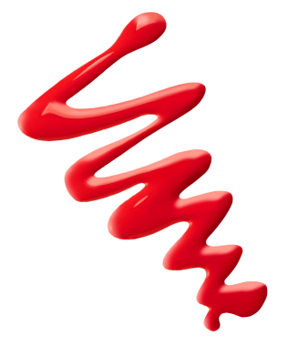 Oje beyaza izole edilmiş.