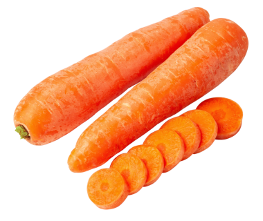 turuncu havuçlar beyaz üzerine izole edilmiş