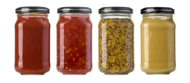 çeşitli barbekü soslar