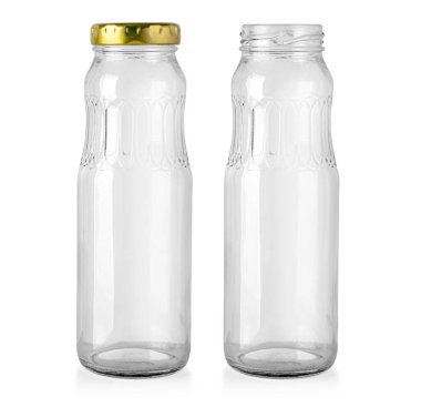 izole boş cam kavanoz 