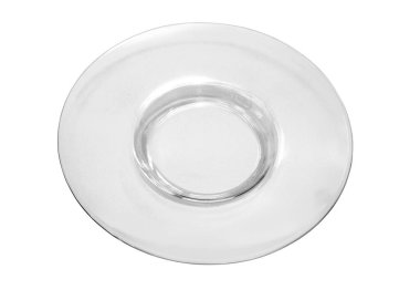 Dairesel girintili yuvarlak cam tabaka, temiz ve zarif bir servis parçası oluşturuyor.